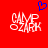 Red background with white pixelated text 'CAMP OZARK' and a blue pixelated heart symbol above the text.