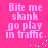 Pixelated pink text on bright pink background with scattered white dots, four identical text blocks arranged in a