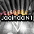 A static buddy icon with four distinct sections: a black-and-white stage with spotlights, a colorful abstract background, a mouth with multicolored lips, and a blank gray area.