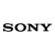 Pixelated black text spelling 'SONY' on a white background with grayscale anti-aliasing.