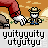 Animated sequence of a cowboy character in various poses with red and white motion effects against a desert background.