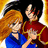 Pixelated image of three figures with distinct hair colors and clothing, set against a bright yellow background.