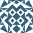 Blue and white geometric pattern with repeating diamond shapes, circular motifs, and triangular elements arranged in a symmetrical grid.