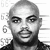 A 50x50 pixel grayscale mugshot-style image of a person with green text overlays, displayed as part of a contact sheet layout.
