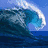 A four- shows a wave, sunset with text, and Lakers basketball graphics on black background