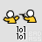 Two yellow-shirted figures with white circular heads face each other, one holding a black microphone toward the other, with "101" text below and "badassbuddy.com" in red text above on a gray background.