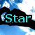 four pixelated images with text and symbols: 'Star' over a wave, 'Rider' over a landscape, '2016' with a rainbow, and a blank space
