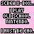 Pixelated text on pink background with repeated phrases and color-coded variations in 'SCREW X-BOX' and 'I MUST BE EMO.'