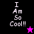 Four display "I Am So Cool!!" text with a star symbol changing color and position