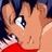 Pixelated anime-style buddy icon featuring a character with blue hair and red clothing on the left, paired with "Anime IM" text logo on black background on the right.