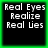 Four identical square display white pixelated text on black backgrounds with green borders