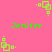 Green pixelated text and geometric shapes on a solid pink background with repeated patterns.