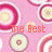 Pink background with repeating circular patterns and red text reading "The Best Things In Life... Aren't Things".
