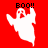 Pixelated ghost icon with 'BOO!!' text on red background, showing three distinct states of transparency and position.