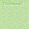 Static square icon with light green background featuring intricate symmetrical patterns and faintly visible text at the top.