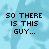 A 2x2 contact sheet of four animated frames showing pixelated text on a light blue background with partial character silhouettes, where the rightmost frame is gray and empty.
