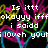 Pixelated text reads 'Is ittt okayyy ifff i said i love you' over a black background with colorful abstract shapes.