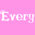 A pink animated buddy icon with repeating text and heart symbols, displaying a sequence of frame changes in an animation contact sheet layout.