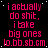 A static digital image with repeated pink text on a black background, featuring small white dots scattered across the surface.