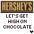 Two side-by-side pixelated frames of a Hershey's chocolate-themed buddy icon with text and animation differences between the left frame's heart symbol and right frame's empty space.