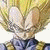 Six pixelated anime-style character portraits arranged in a , each showing different expressions and hair colors