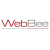 Pixelated text 'WebBoo' in red and gray with a horizontal line beneath, on white background.