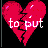 Animated contact sheet of 19 frames showing a red broken heart icon with changing white text over black background, transitioning from 'to put it nicely' to repeated 'CHOKE' text.