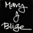 Animated contact sheet of Mary J Blige icon frames showing text and portrait variations with black, white, and gray backgrounds.