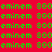 repeating green text 'eminem' on red background with blue rectangular overlays, some containing '800eminem' in green