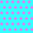 A static pattern of pink stars on a cyan background with a gray rectangular overlay in the bottom-right corner.
