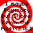 Four identical red and white spiral-patterned with black text reading "I maybe Boycrazy But I love Kevin the Most<3.15.8" arranged in a