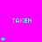 Bright pink background with cyan text and symbols; multiple cyan 'TAKEN' labels and heart stacks in a