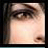 A 48x48 pixel buddy icon featuring a close-up of a human eye on the left and stylized text reading "Anime IM" with "com" below it on the right, displayed in a contact sheet layout.