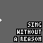 A 5x5 contact sheet of animated frames showing a pixelated text-based icon with repeated phrases and small star symbols on a gray background.