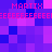 Pixelated of purple and blue squares with repeated pink text 'MARTIX' and 'EEEEEEEEEEEEEEEEEEEEEEEE' across the image