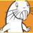 Two side-by-side animated frames of a cartoon fish character with exaggerated expressions against solid backgrounds, one orange and one brown, with "FAN" text in the bottom-right corner of the second frame.