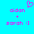 Pixelated cyan background with pink text and symbols: 'aidan' above '+' above 'sarah :]', and a pink heart symbol above 'aidan'.