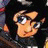 A 48x48 pixel buddy icon featuring a cartoon character with dark hair and glasses on the left, paired with stylized text reading "Anime IM" and "com" on a black background to the right.