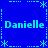 Blue background with cyan text and decorative elements arranged in a pattern