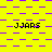 Yellow background with purple checkered pattern and repeated black text "JJARS" in pixelated font.