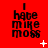 Red background with black text reading "I hate mike moss" in three , animated white plus and X symbols appear at different positions across frames