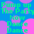 Pixelated text repeats 'Pump up The Party' and 'Now Dance Dance' over a blue background with pink and purple circles.