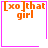 Four identical pixelated display orange text within a pink border, with one containing a purple heart and another a white starburst symbol