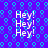 A static digital image with four identical text blocks on a patterned background.