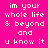 Pixelated text on four colored backgrounds: bright pink, dark purple, black, and deep magenta.