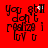 Red background with black pixelated text reading "You still don't realize I love u" in four , each showing white pixel clusters animating near the word "still"