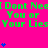 A bright pink background displays repeated green text and blue heart symbols in a pattern