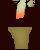 Animated contact sheet showing three frames of a pixelated candle in a pot with flame variations and smoke effects.