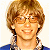 Pixelated mugshot-style image of a person with light brown hair and glasses on the left, next to green text reading "Bill Gates" above "Celebrity Original MugshotsIcons.com" on a white background with gray horizontal lines.