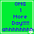 Green background with blue pixelated text reading "OMG 1 More Day!!!!! ahhhhhhhh" and a small white flower icon in the bottom-right corner.